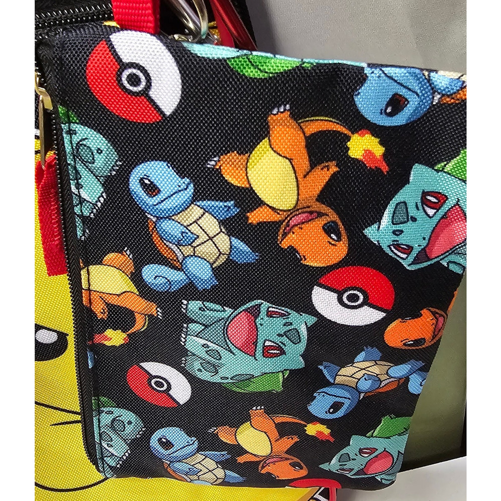 Pokemon 5 pc Backpack Set Tossed Charecter Design NWT - Picture 4 of 7
